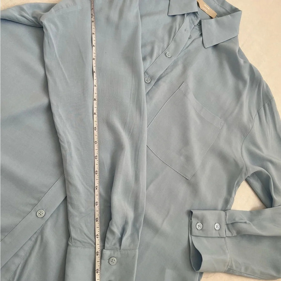 Leni Klum x About You Women's Long Sleeve Button Down Oversize Viscose Shirt M/L - Picture 9 of 14